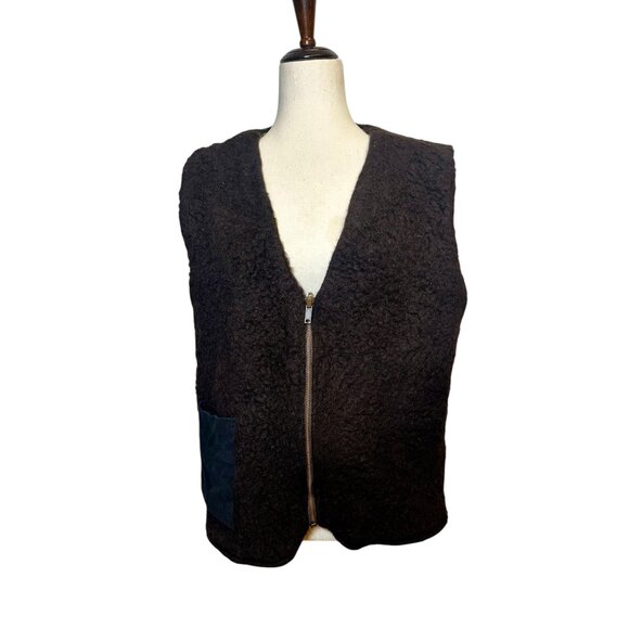 Girls of Dust Reversible Patchwork Quilted Vest Women’s Large Cottagecore Boho S - Picture 6 of 10